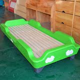 幼儿园专用床儿童午休床 儿童家居高档塑料木质单人宝宝床铺松木