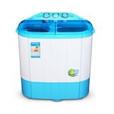 热卖新款迷你双缸桶小型半全自动儿童洗衣机 不锈钢甩干桶带脱水