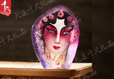 大连特产和美雅水晶礼品脸谱中国传统文化礼品高档精致送老外