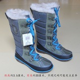 外贸原单大码3940出口雪地靴女靴防滑雪靴系带零下保暖防水靴中筒
