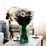 【卡莎慕 地中海】美式乡村客厅彩色玻璃花瓶 桌面家居装饰摆件
