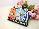 迪拜骆驼创意冰箱贴字母立体家居装饰品磁贴旅游纪念品帆船酒店