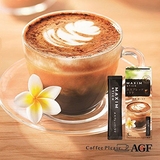 日本即溶咖啡 AGF进口咖啡 MAXIM特浓意式拿铁咖啡5本 70g