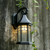 复古室外壁灯欧式防水户外灯创意简约庭院灯美式阳台楼梯外墙壁灯