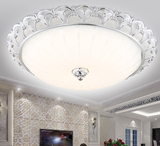 新款圆形客厅LED水晶吸顶灯S金餐厅卧室大厅大气欧式简约灯具