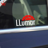 龙膜LLumar反光贴纸 改装贴汽车贴纸 车身贴纸后窗贴车窗贴个性贴