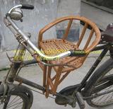 特价专卖 牛筋藤手工编织藤椅 儿童坐椅 28自行车前单车座椅
