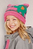 英国正品现货  next  女童 可爱小象毛线帽子 3件套 1-6岁