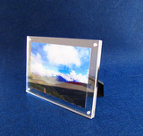 亚克力相框架透明水晶创意宜家磁石10寸12寸A4桌牌摆台证书框包邮