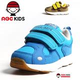 ABC kids童鞋2015冬季男宝宝加绒魔术贴跑步鞋 男童新款机能鞋Y1C