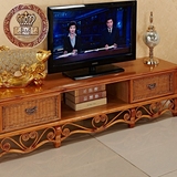 东南亚1.8米藤电视柜 1.6米真藤编艺实木2米地柜简约整装客厅家具