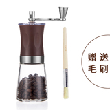 手动磨咖啡豆机手摇胡椒研磨机迷你水洗便携磨豆机玻璃手摇磨豆机