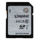 金士顿sd卡64g内存卡SDXC相机卡高速卡class10存储卡C10