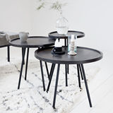 丹麦 House doctor 北欧简约设计木质圆桌 客厅卧室茶几边桌