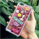 日韩液体流动流沙iPhone6S手机壳苹果i6plus可爱女孩5S创意保护壳