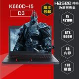 Hasee/神舟 战神 K660D-i5 D3 GTX960M游戏本4G独显笔记本电脑