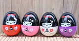 日本人偶娃娃不倒翁牙签罐牙签盒牙签筒日本人形摆件特色新奇礼品
