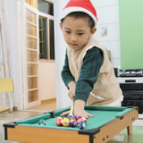 皇冠儿童大号美式家用小型黑8标准台球桌花式木制台球桌球玩具