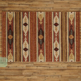 印第安民族风手工编织羊毛地毯欧式现代简约北欧客厅卧室书房别墅