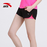 安踏运动短裤女 跑步夏季正品新款训练健身服透气五分裤16625301