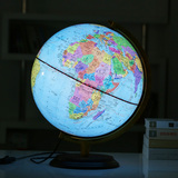 C0Ol32高清发光 教学生用大号地球仪摆件D台灯学习用品2