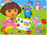 拼图儿童2-3-4-5-6-7岁宝宝益智积木组合玩具女孩男80片早教木质