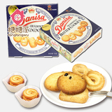 印尼进口零食 丹麦风味曲奇饼干 DANISA皇冠曲奇原味72g*3盒装