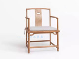 官帽椅太师椅老榆木免漆新中式椅圈椅餐椅茶椅子围椅禅意家具实木