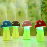韩国创意蘑菇灯带呼吸夜灯usb迷你办公室家用车载小型桌面加湿器