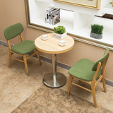 简约现代冷饮奶茶甜品店西茶餐厅户型家用实木餐桌椅特价组合批发