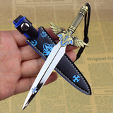 刀剑神域武器玩具模型刀桐人亚丝娜黑剑阐释者闪烁之光未开刃礼物