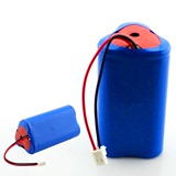 包邮 F10钓鱼灯专用电池 18650锂电池电池 3节连体电池 带保护板