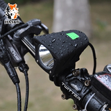 T6L2自行车灯 夜骑行装备 山地车配件强光前灯 USB充电单车灯防水