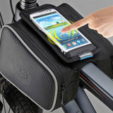 乐炫 自行车包 山地车触屏手机包 车前包 骑行包上管包 骑行装备