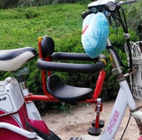 dx踏板摩托车前置软垫座椅 电动车儿童椅子 高脚安全宝宝椅