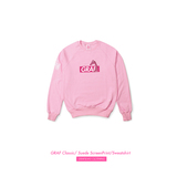 GRAF原创品牌 |Classic |经典系列 长颈鹿原创设计粉红圆领卫衣