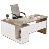 特价办公桌子简约现代转角电脑桌台式单人老板桌职员工写字桌家具