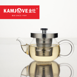 KAMJOVE/金灶AM系列耐热玻璃小茶壶泡茶器品茗红茶杯普洱茶茶具