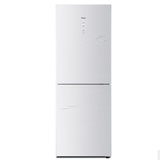 Haier/海尔BCD-241WDCV品牌正品白色水波纹一级能效风冷双门冰箱
