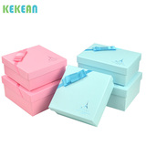柯柯安情人节礼品盒正方形小清新礼物包装盒创意粉化妆品生日礼盒