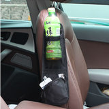 汽车布艺座椅侧袋 悬挂式收纳袋多层杂物袋置物袋汽车个人用品