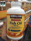 [美国直邮]Kirkland 1000mg 400粒欧米伽3深海鱼油软胶囊加量
