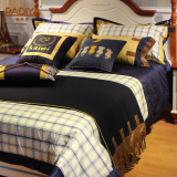 床上用品地中海风格  设计师样板间可定制床品10件套 帕帝亚12508