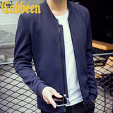 卡宾男装 2016春季新品 青年韩版上衣修身短款棒球服男士夹克外套