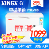 XINGX/星星 BD/BC-255E 大冰柜冷柜 家用商用 卧式单温冷冻冷藏柜