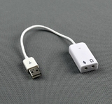 笔记本USB声卡7.1声道 外置独立带线声卡免驱支持win7 苹果声卡