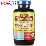Nature Made Triple Omega 3-6-9复合鱼油180粒原装正品