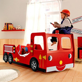 男孩消防车床卡通床汽车床跑车床儿童家具创意床特价包邮 儿童床