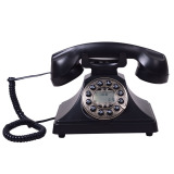座机古董旋转拨号创意个性电话机特价仿古老式电话机欧式复古转盘