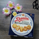 印尼进口零食丹麦皇冠曲奇饼干丹麦蓝罐曲奇黄油曲奇烘焙糕点饼干